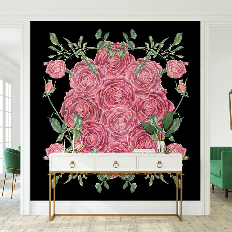 Beautiful-Roses-Mural-Black-by-Adrienne-Kerr.webp