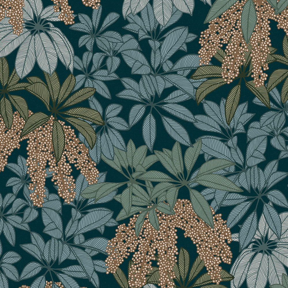 Parasol Leaves Verdant wallpaper