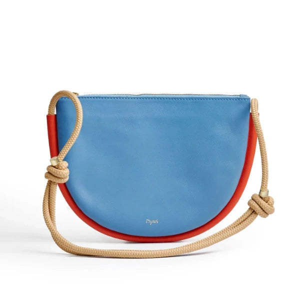 Selene Bag - Sky Blue / Lobster Red