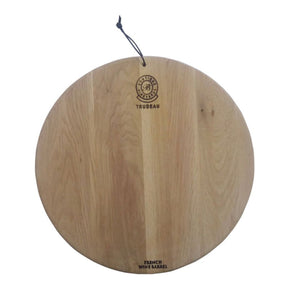 Oak round serving board - large