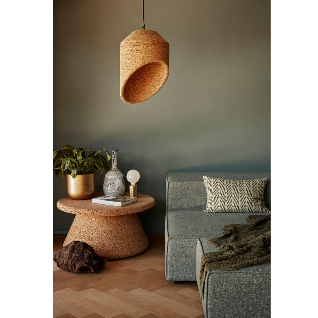 Angled Cork Pendant