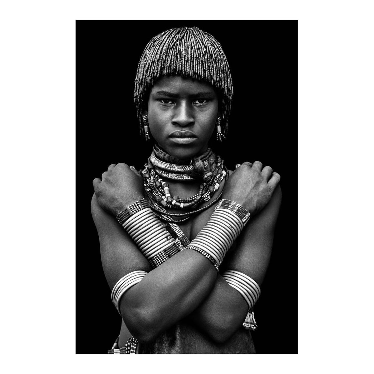 OMO_05 BY DAVID BALLAM PHOTOGRAPHY. Hamer woman ll, Omo Valley, Ethiopia This artwork is from the Omo Collection. With traditional customs &amp; beliefs the people of the Omo Valley are beautifully unique.